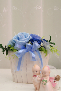 プリザーブドフラワー　オールブルー